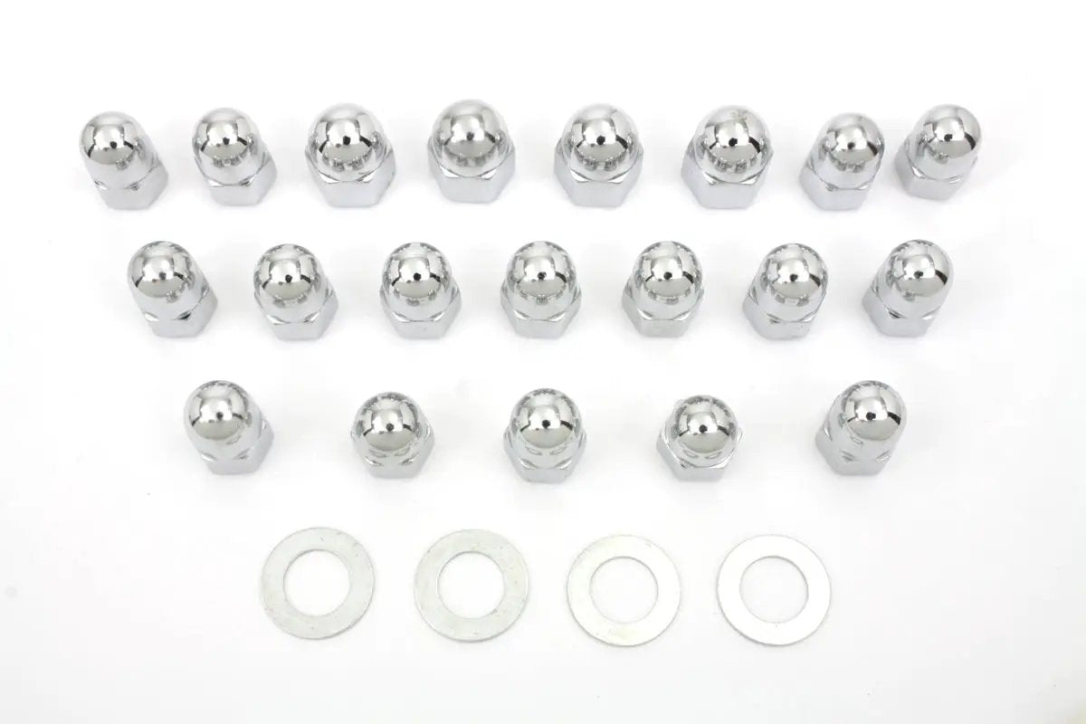 Colony Acorn Rocker Box Nut Set for Harley Davidson FL (1966-1975) by Colony