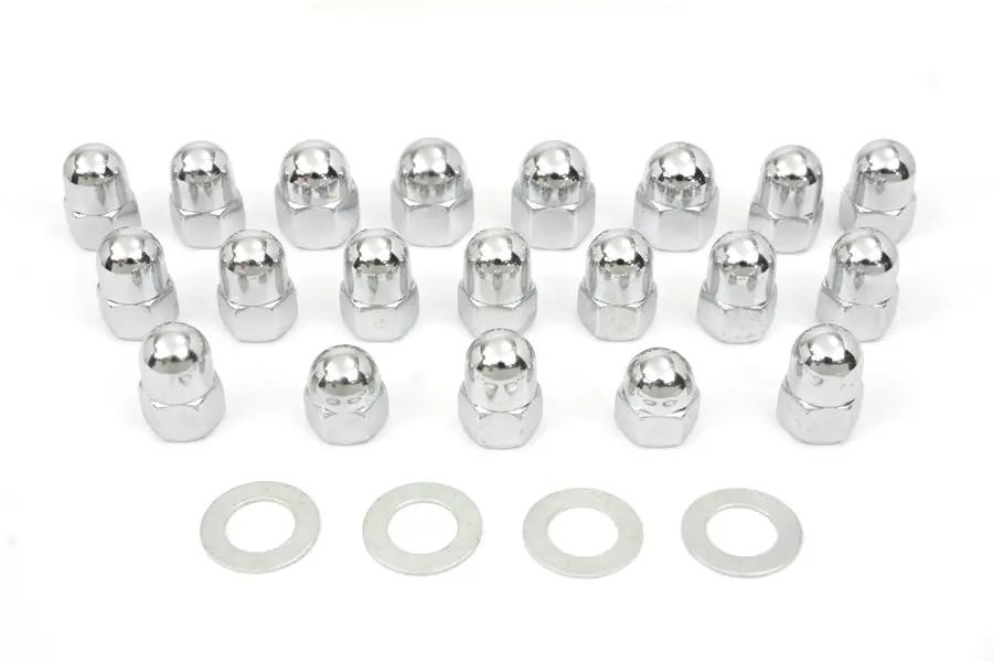 Colony Acorn Rocker Box Nut Set for Harley Davidson FL (1966-1975) by Colony