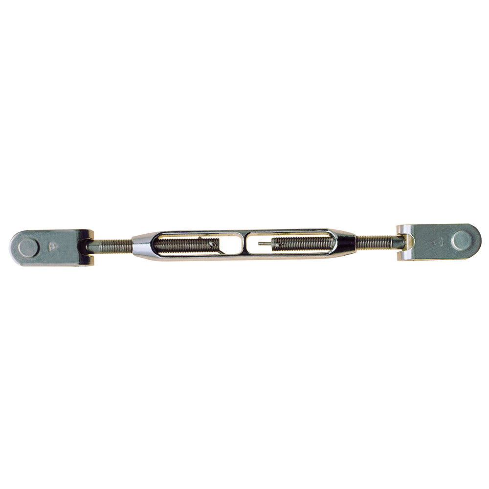 C. Sherman Johnson T-Style Jaw/Jaw Open Body Turnbuckle 1/4-28 Thread - 8 to 11 Inches
