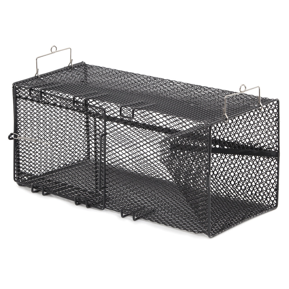 Frabill Black Pinfish Rectangular Trap - 18 x 12 x 8 inches
