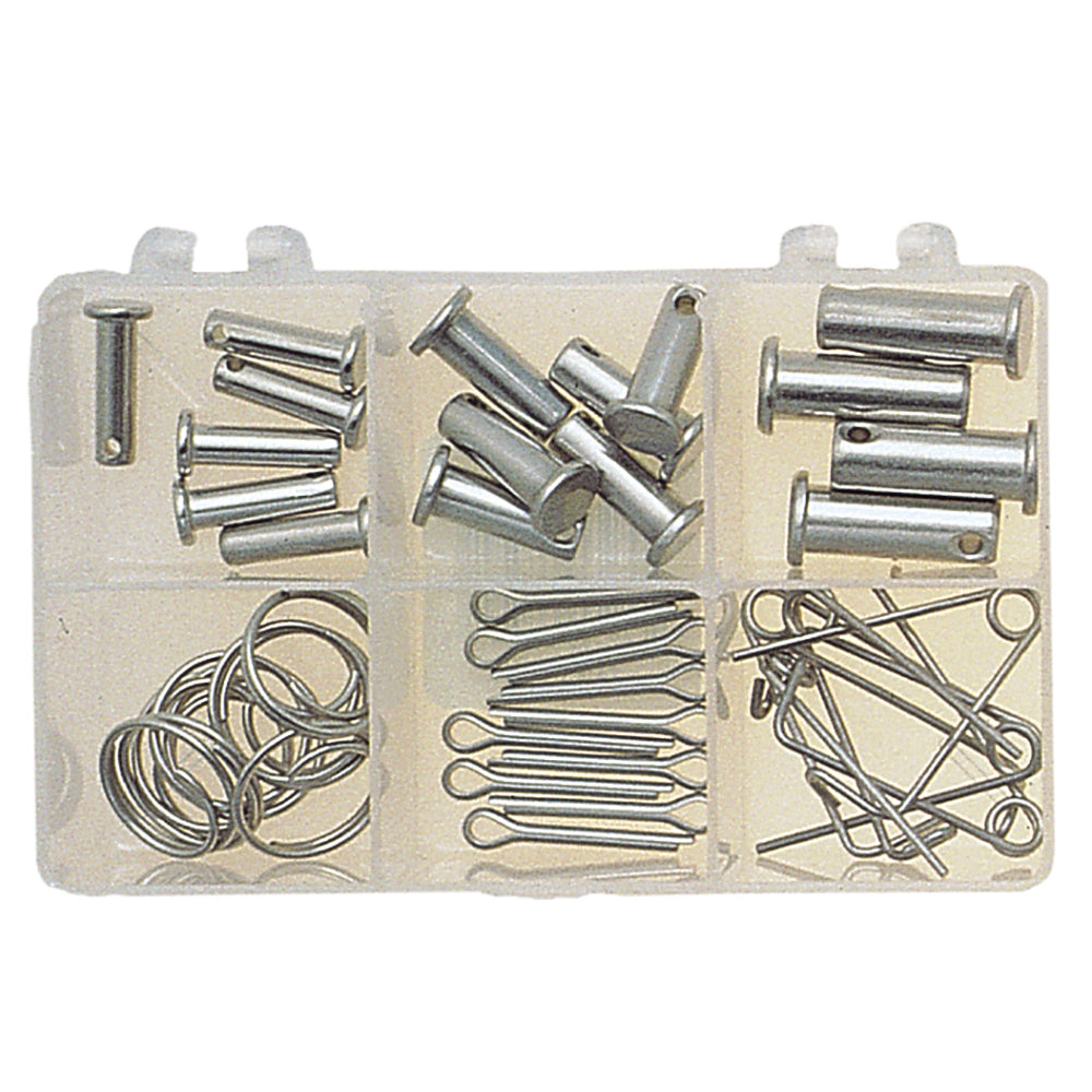 C. Sherman Johnson Small Boat Kit with Clevis Pins, Cotter Pins, and Safety Pins