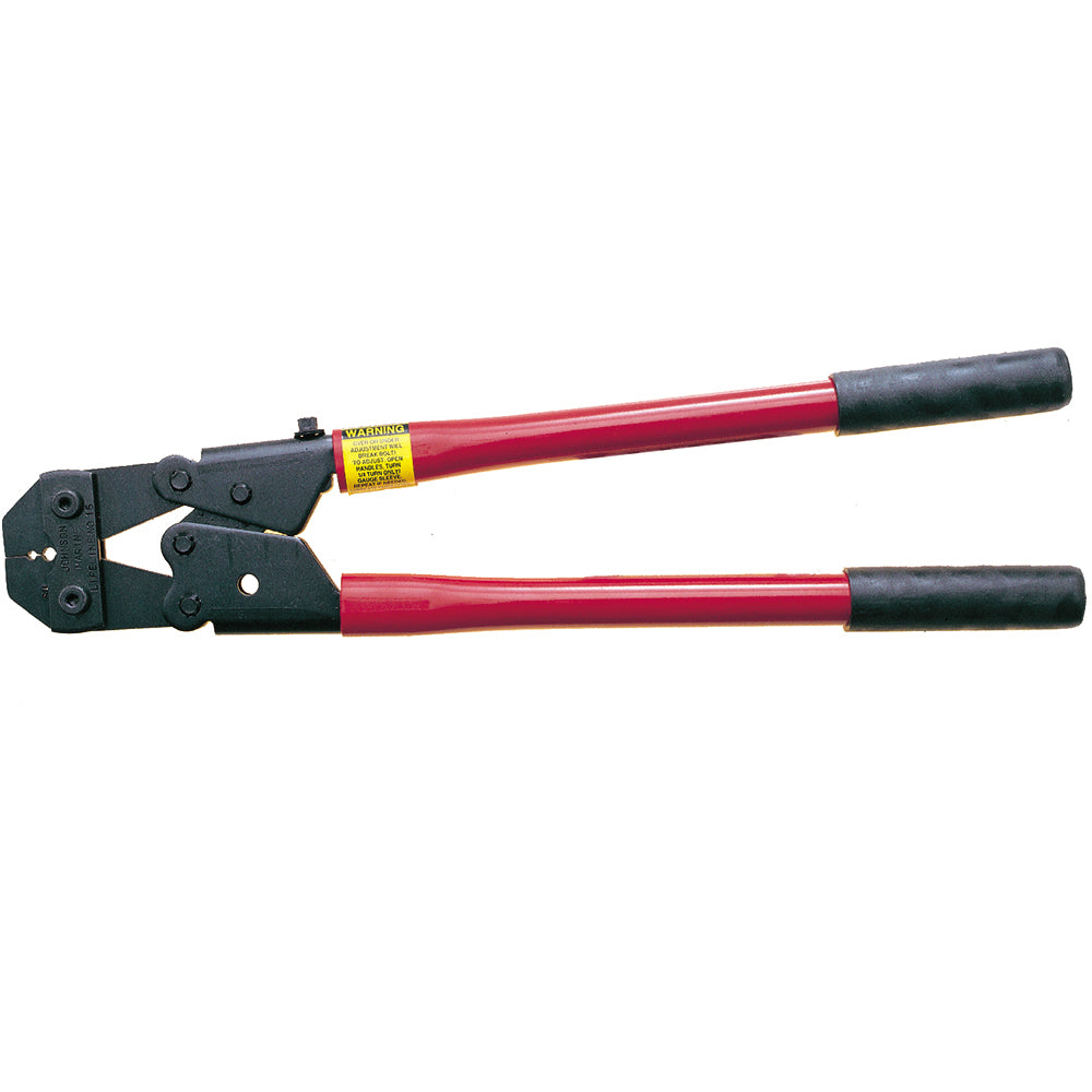 C. Sherman Johnson Lever Arm Crimper Tool (Part #53-215) for Stainless and Copper Fittings
