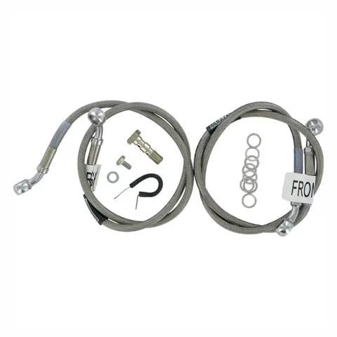 Russell Kawasaki Front Brake Line Kit for ZRX1200 (2001-2003) by RUSSELL
