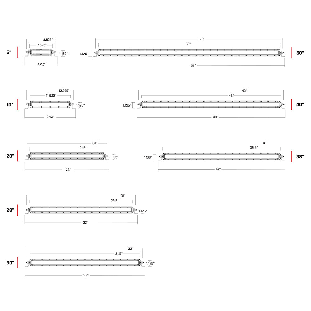 RIGID Industries SR-Series PRO 40-Inch Spot/Flood Combo LED Light Bar - White