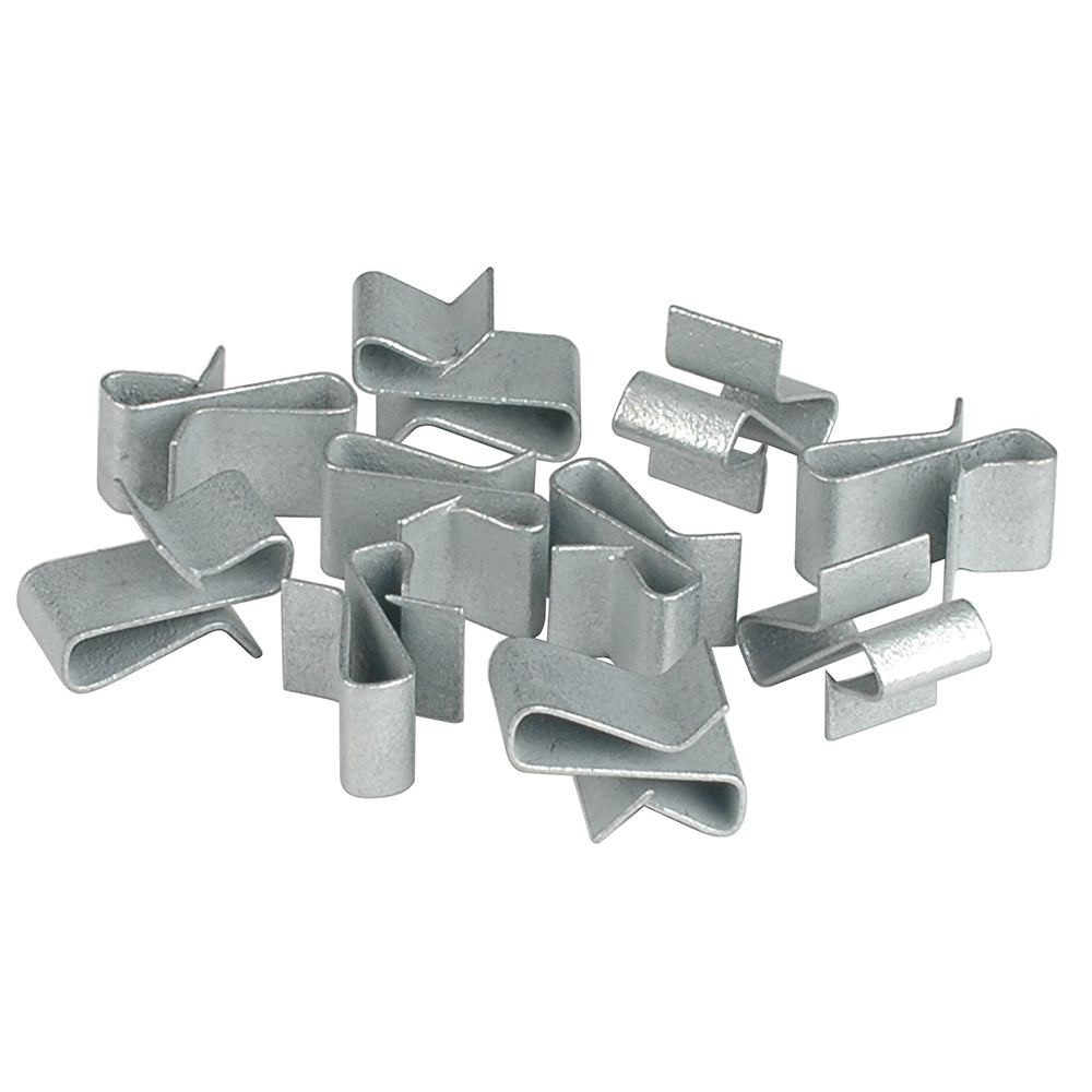 C.E. Smith Zinc Trailer Frame Clips - 3/8 inch Wide, Pack of 10