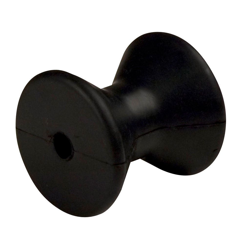 C.E. Smith Bow Roller - Black, 3-Inch Diameter, 3-1/8-Inch Width, 1/2-Inch Shaft