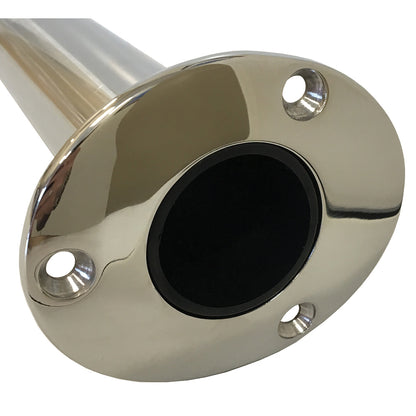 Tigress Economy Stainless Steel Gunnel Mount Rod Holder - 15 inches