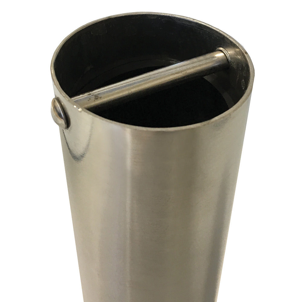 Tigress Economy Stainless Steel Gunnel Mount Rod Holder - 15 inches