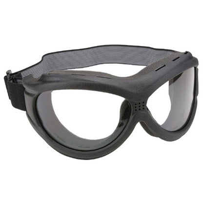 Pacific Coast Sunglasses The Beast Black Goggles with Clear Lenses