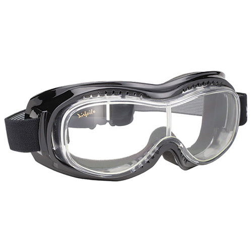 Pacific Coast Sunglasses Airfoil 9305 Series Black Goggles with Clear Lens