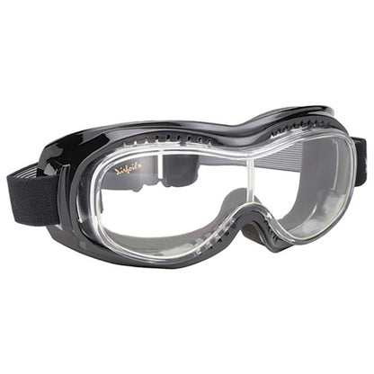 Pacific Coast Sunglasses Airfoil 9305 Series Black Goggles with Clear Lens