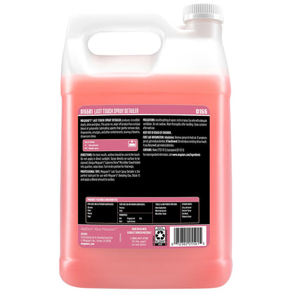 Meguiar's Last Touch Spray Detailer - 1 Gallon (Case of 4) for Final Vehicle Touch-Up and Gloss Enhancement