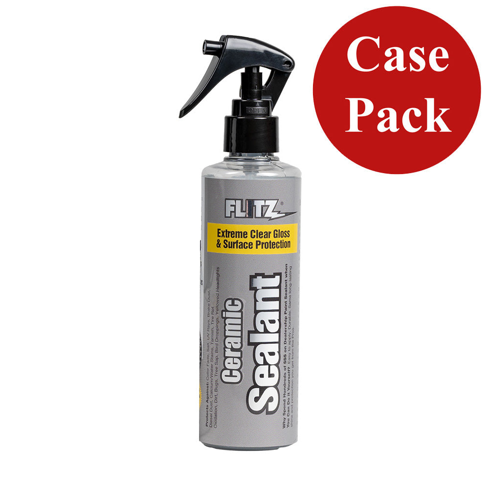 Flitz Ceramic Sealant Spray Bottle - 8oz (Case of 6) for Long-Lasting Surface Protection