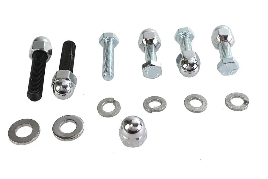 Colony Rear Fender Strut Bolt Kit Acorn Style for Harley Davidson XL Models by Colony