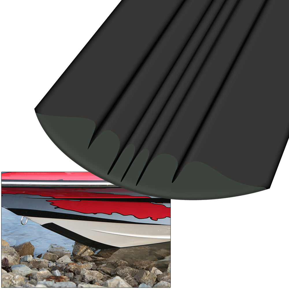 Megaware KeelGuard 12' Black Boat Protectors – Durable Hull Shield for Boats up to 30 Feet