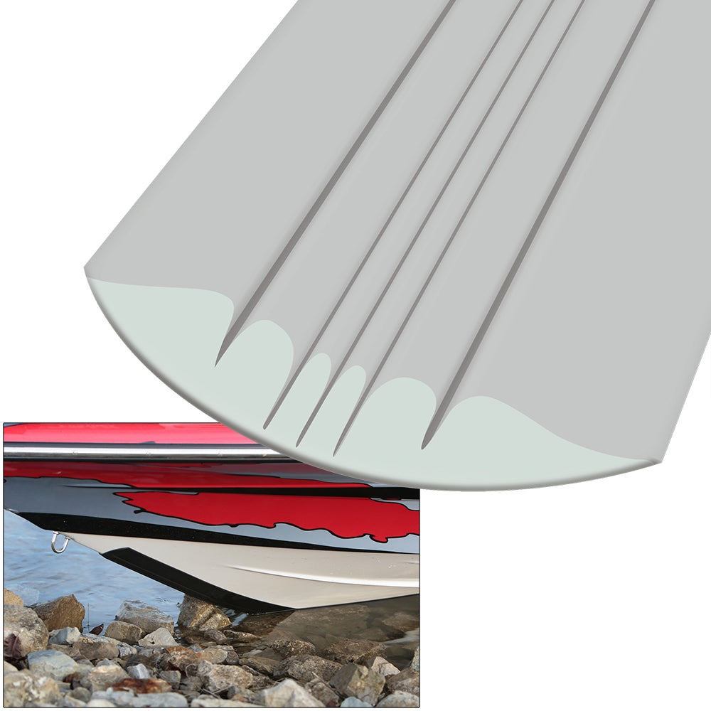Megaware KeelGuard 7' Light Gray Boat Keel Protector - Durable UV-Stabilized Marine Protection