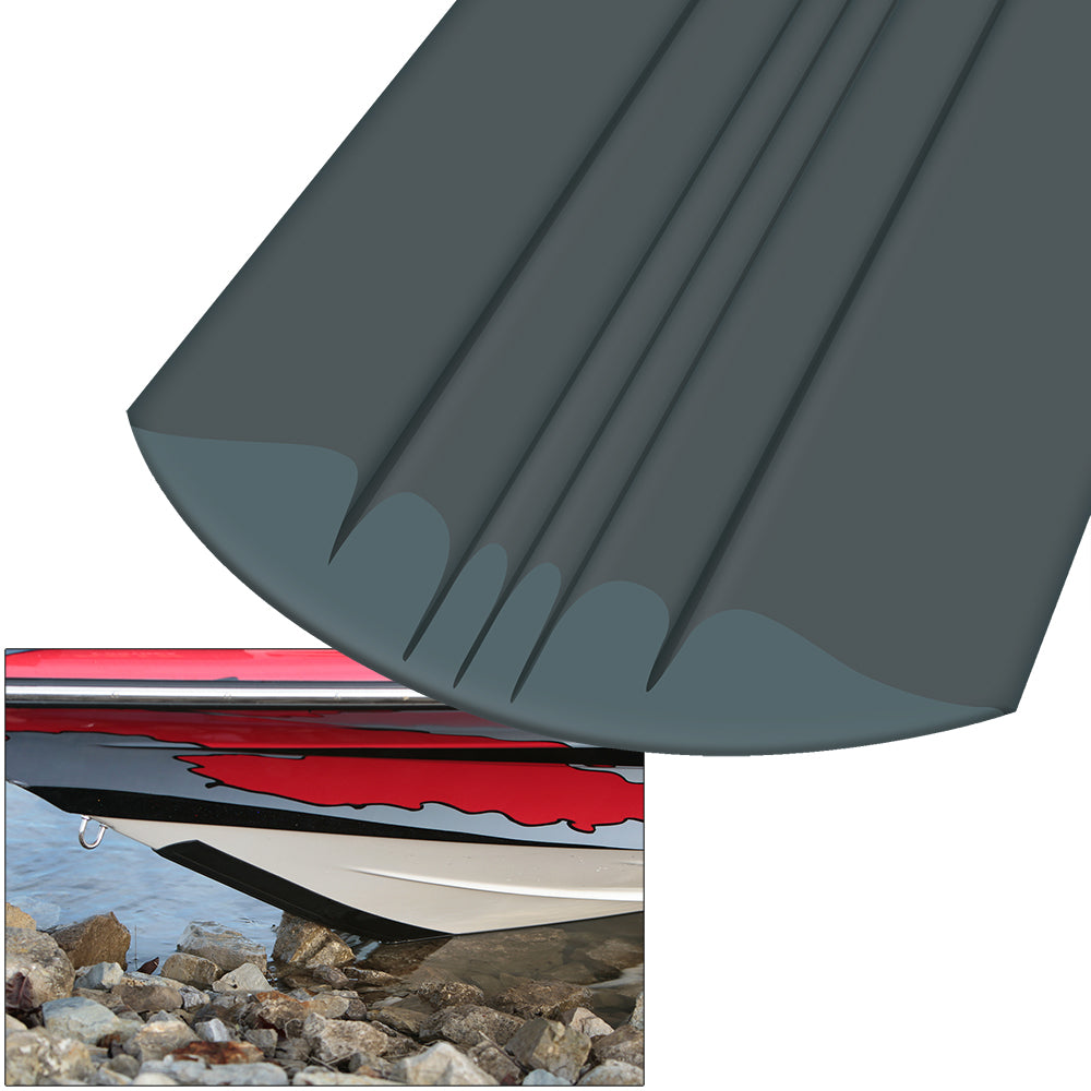 Megaware KeelGuard 7' Charcoal Boat Keel Protection for Vessels up to 20 Feet