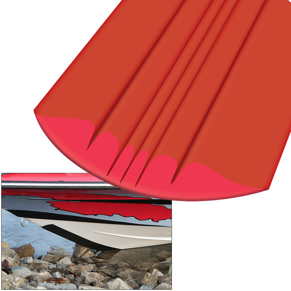 Megaware KeelGuard 8' Red Boat Keel Protector - Durable and Easy to Install