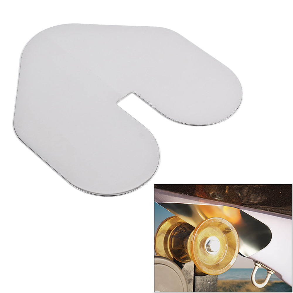 Megaware ScuffBuster XL Notched Boat Trailer Protector - 9 x 8.75 inches, 22 Gauge Stainless Steel