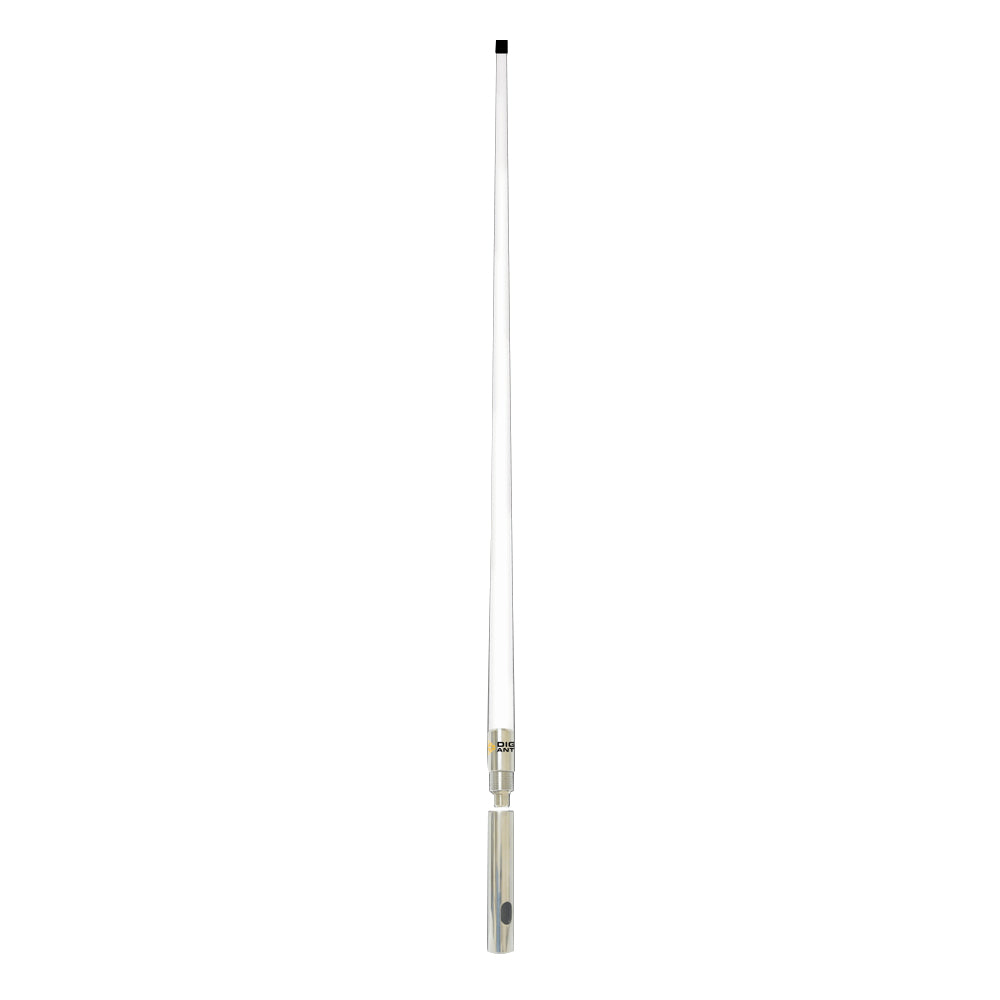 Digital Antenna 829-VW-S 8' White VHF Antenna for Marine and Commercial Use