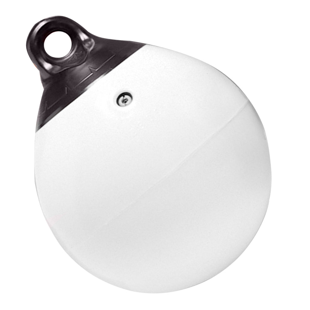 Taylor Made 9-Inch Tuff End Inflatable Vinyl Buoy – White