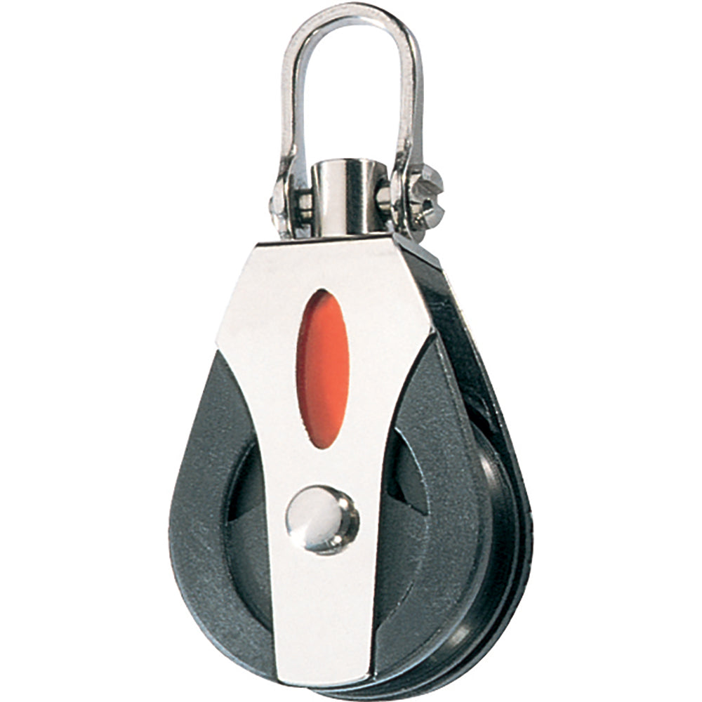 Ronstan Series 30 Utility Ball Bearing Block - Single with Swivel Shackle Head