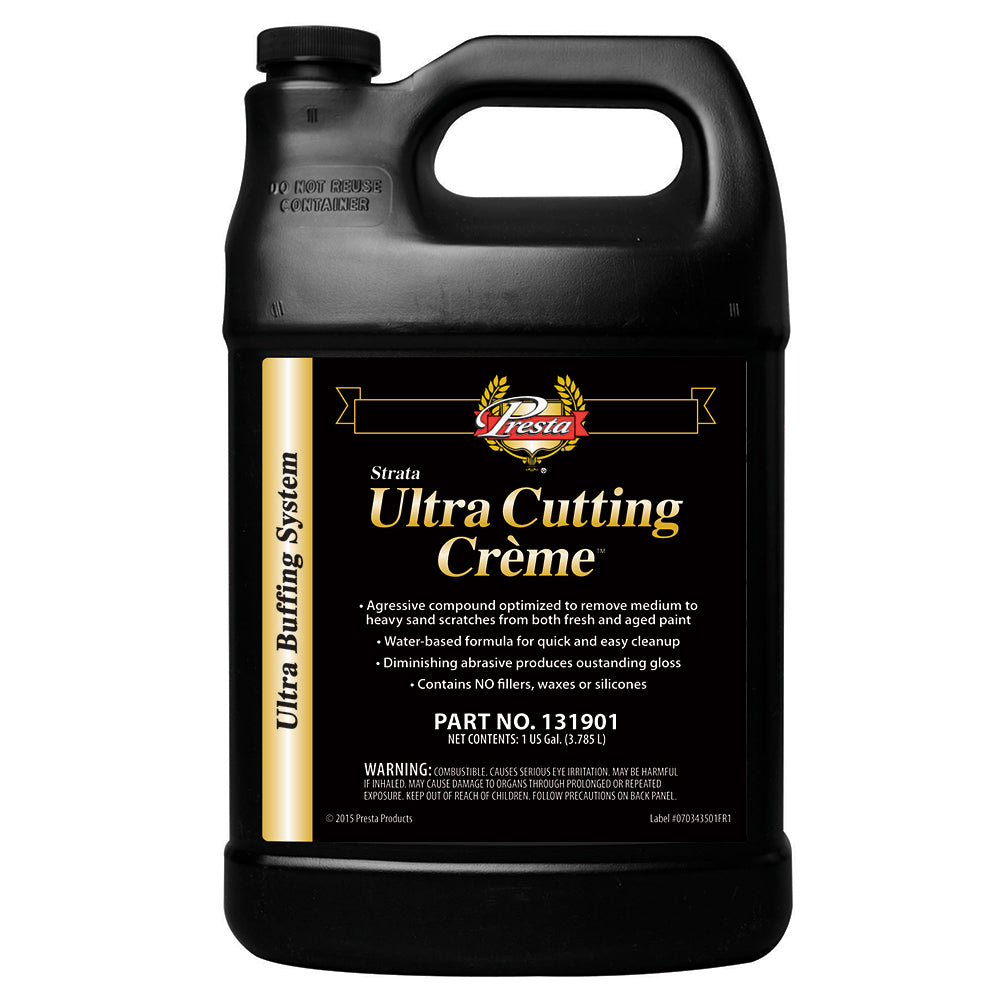 Presta Ultra Cutting Creme 1-Gallon - Professional Heavy-Duty Car and Marine Compound