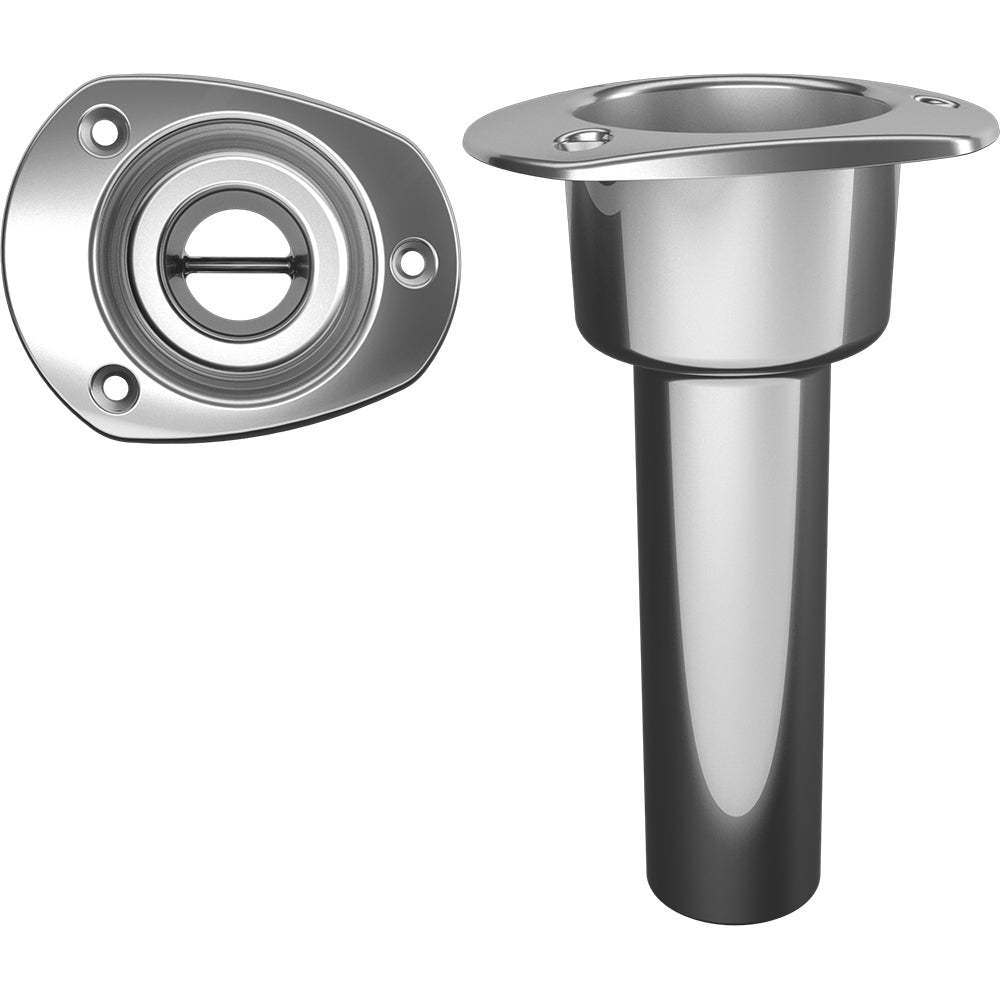Mate Series Stainless Steel 0 Rod & Cup Holder - Open Oval Top (Part Number: C2000ND)