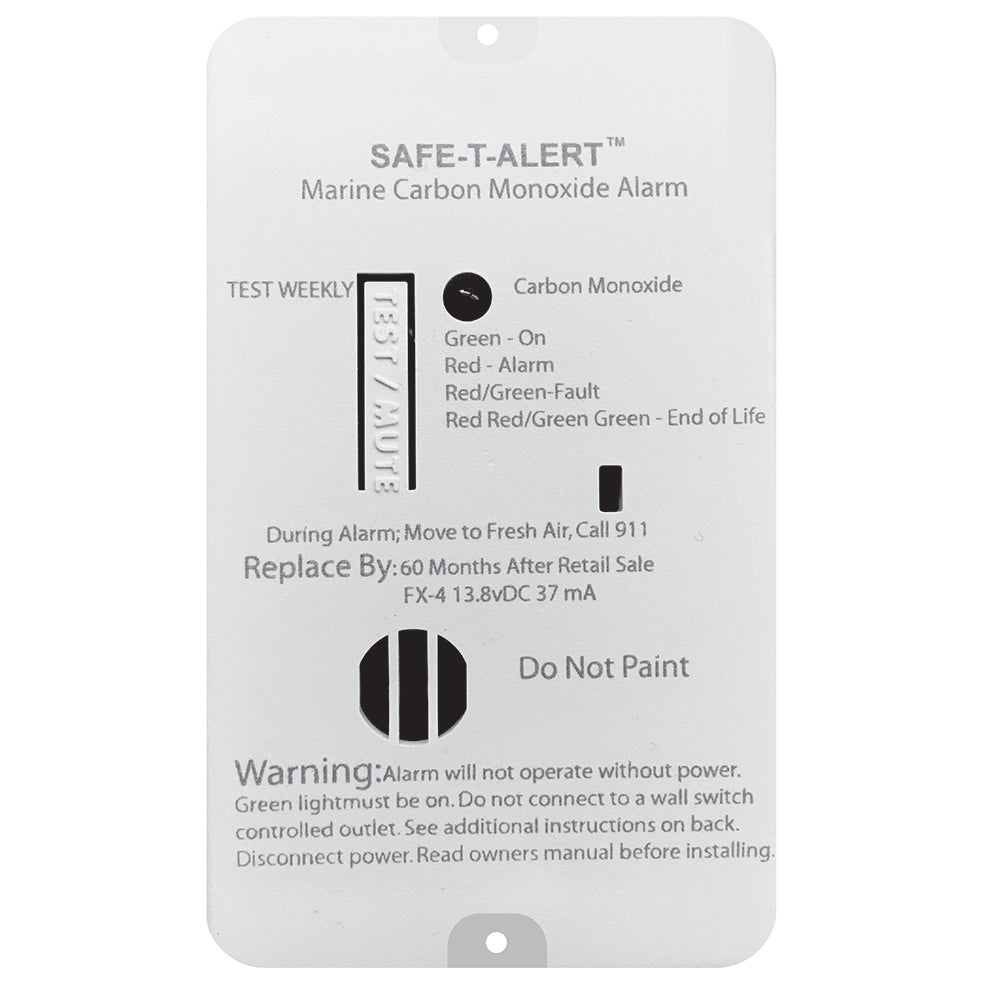 Safe-T-Alert FX-4 Carbon Monoxide Alarm for Marine Use