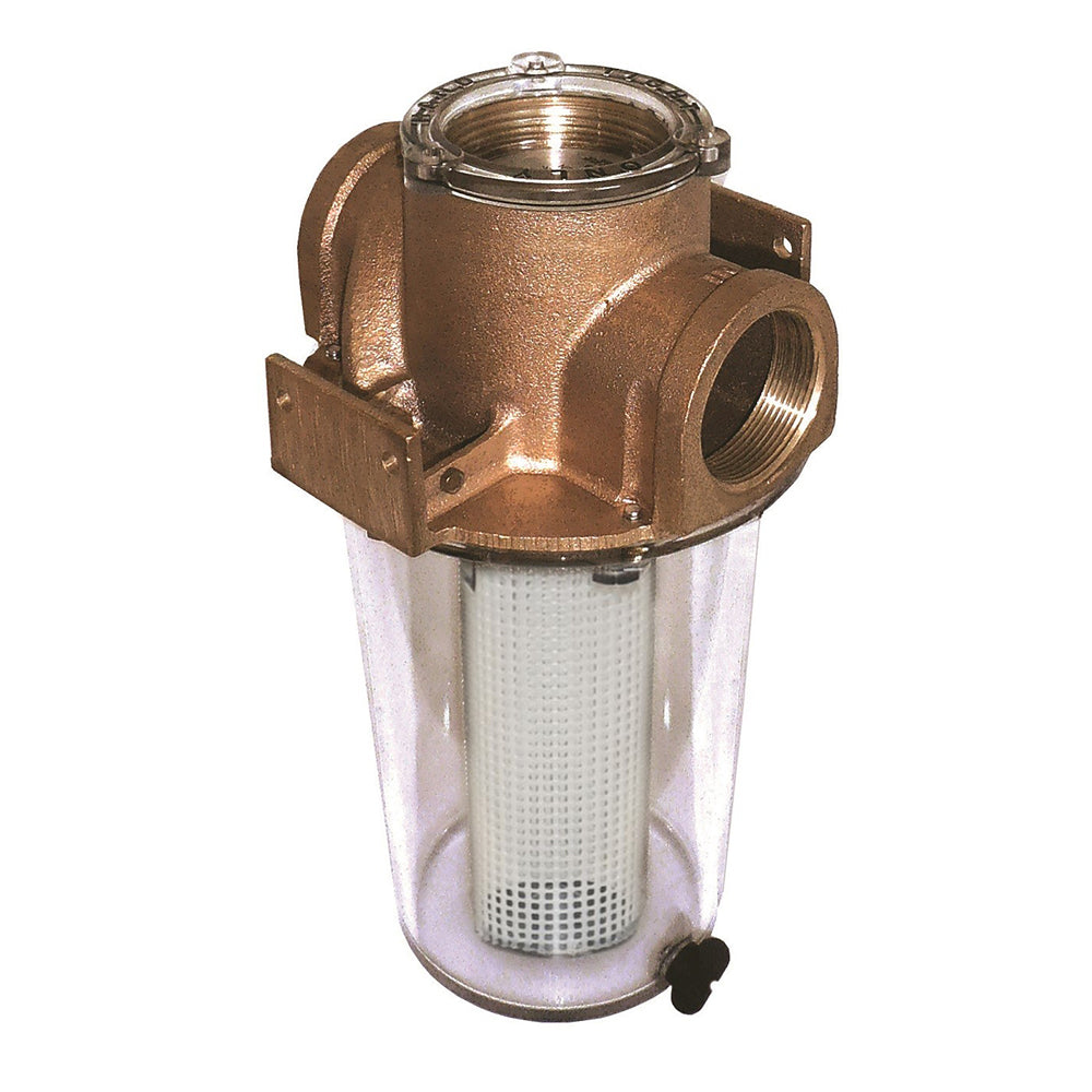 GROCO ARG-755 Series 3/4 Inch Raw Water Strainer with Non-Metallic Plastic Basket