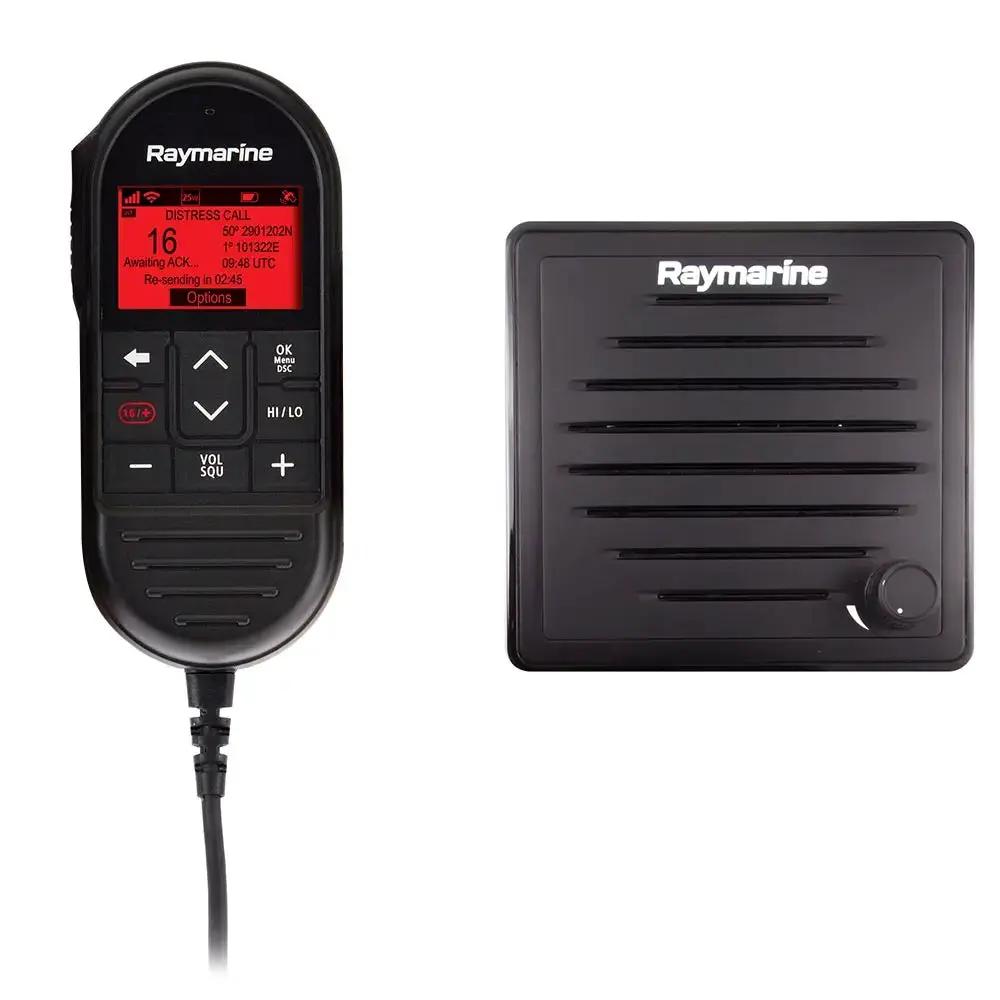Raymarine Ray90 Wired Second Station Kit with Passive Speaker, RayMic Handset & 10M Extension Cable by Raymarine