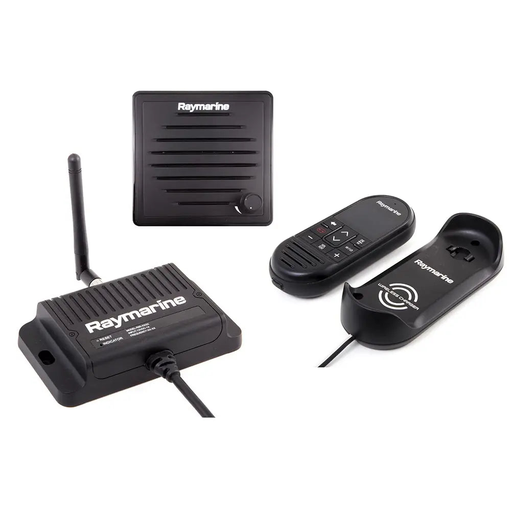 Raymarine Ray90 Wireless First Station Kit with Passive Speaker and Wireless Handset - Modular VHF Marine Radio System by Raymarine
