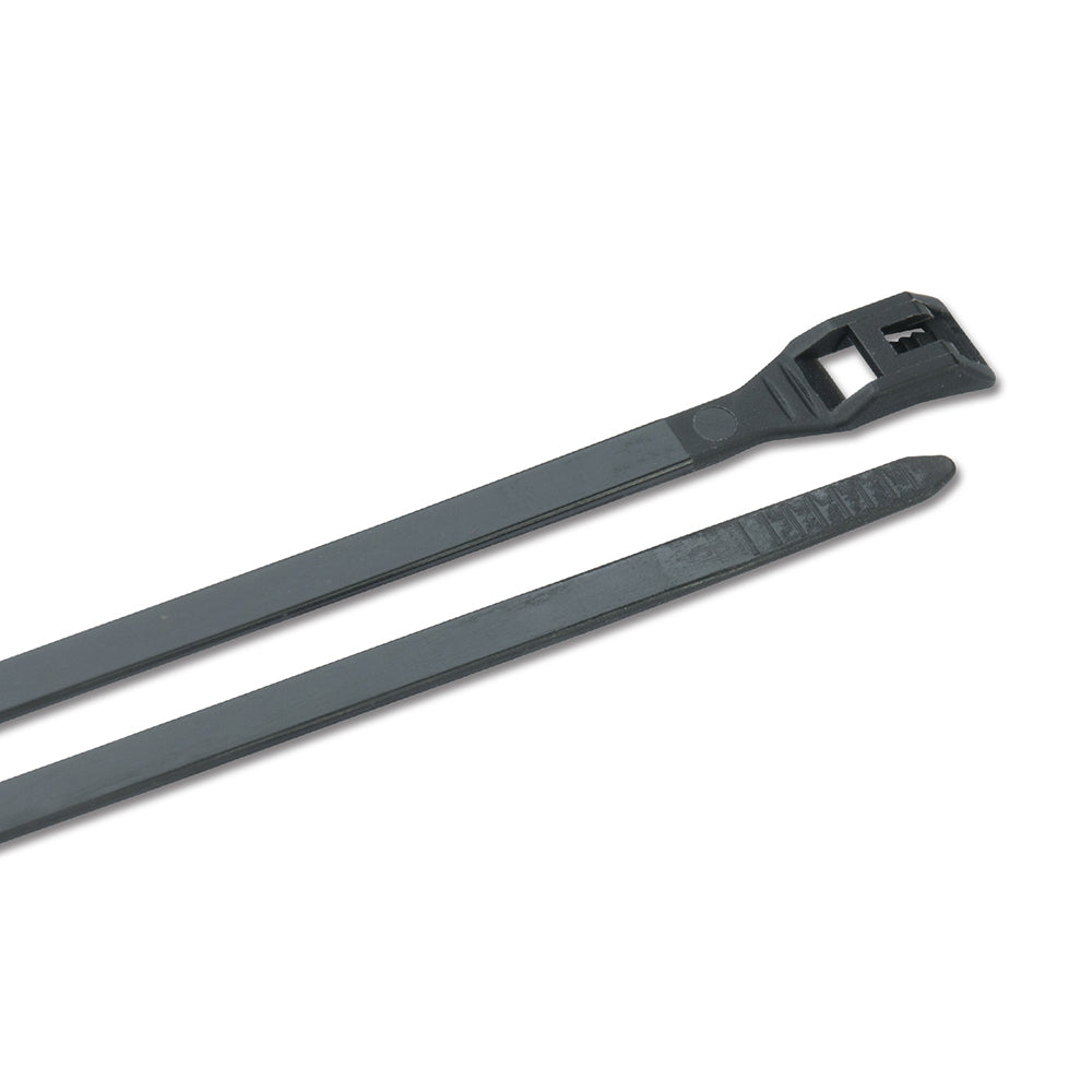 Ancor UVB Low Profile 8-Inch Cable Ties - 100 Pack for Secure Wire Management