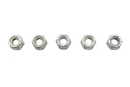 V-Twin Zinc Plated Hex Nuts 5/16 inch-18 Nyloc (Pack of 5) by V-Twin