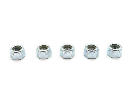 V-Twin Zinc Plated Hex Nuts 5/16 inch-24 Nyloc - Pack of 5