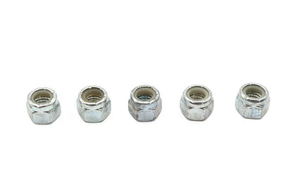 V-Twin Zinc Plated Hex Nuts 3/8 inch-16 Nyloc (Pack of 5) by V-Twin