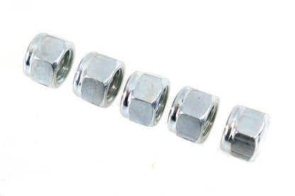 V-Twin Zinc Plated 7/16 inch-14 Nyloc Lock Nut (Pack of 5)