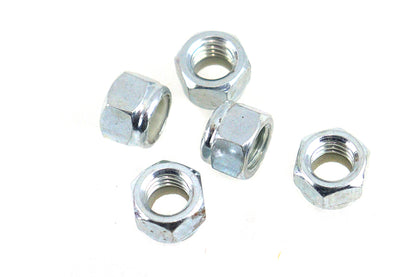 V-Twin Zinc Plated 7/16 inch-14 Nyloc Lock Nut (Pack of 5)