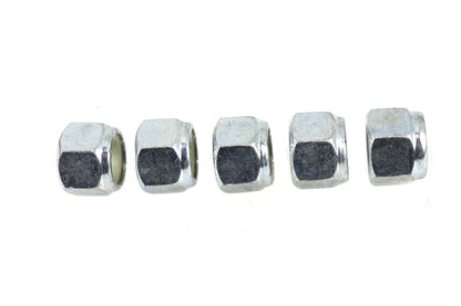V-Twin Zinc Plated Hex Nuts 5/8 inch-18 Nyloc (Pack of 5)