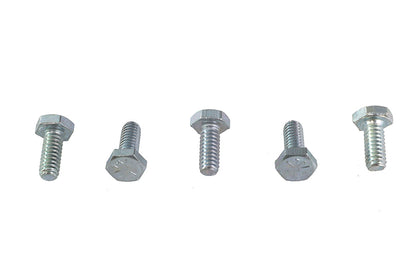 V-Twin Hex Cap Bolts Zinc 1/4 inch x 5/8 inch (Pack of 5)