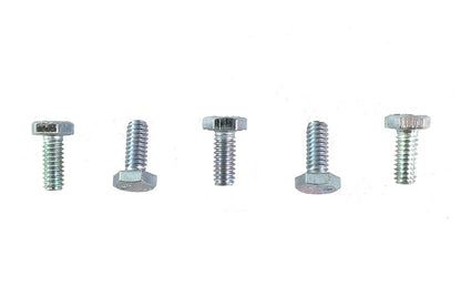 V-Twin Hex Cap Bolts Zinc 1/4 inch x 5/8 inch (Pack of 5)