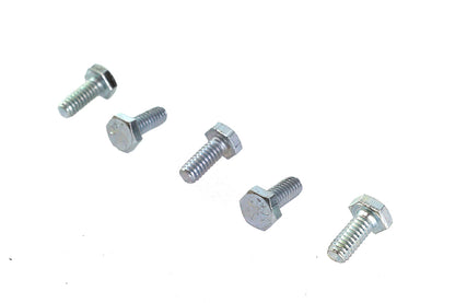 V-Twin Hex Cap Bolts Zinc 1/4 inch x 5/8 inch (Pack of 5)