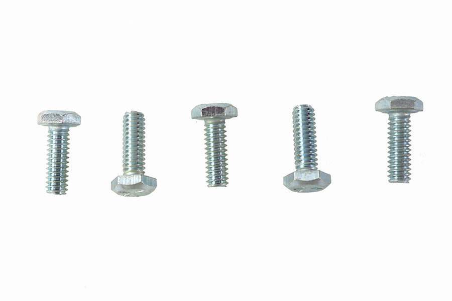 V-Twin Hex Cap Bolts Zinc 1/4 inch x 3/4 inch – Pack of 5