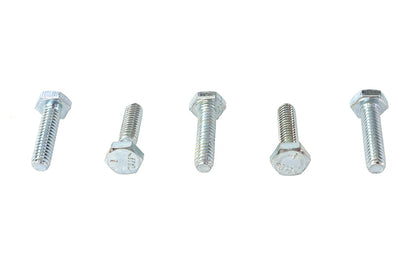 V-Twin Hex Cap Bolts Zinc 1/4 inch-20 x 1 inch – Pack of 5