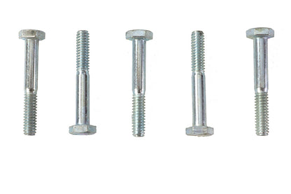 V-Twin Hex Cap Bolts Zinc 1/4 inch x 1-3/4 inch - Pack of 5