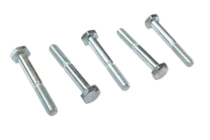 V-Twin Hex Cap Bolts Zinc 1/4 inch x 1-3/4 inch - Pack of 5
