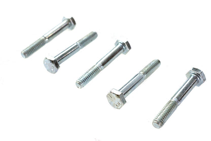 V-Twin Hex Cap Bolts Zinc 1/4 inch x 1-3/4 inch - Pack of 5