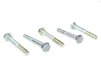V-Twin Hex Cap Bolts Zinc 1/4 inch x 2 inch (Pack of 5)