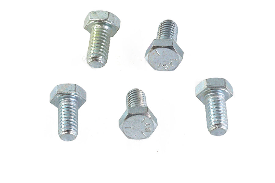 V-Twin Hex Cap Bolts Zinc 5/16 inch x 5/8 inch - Pack of 5