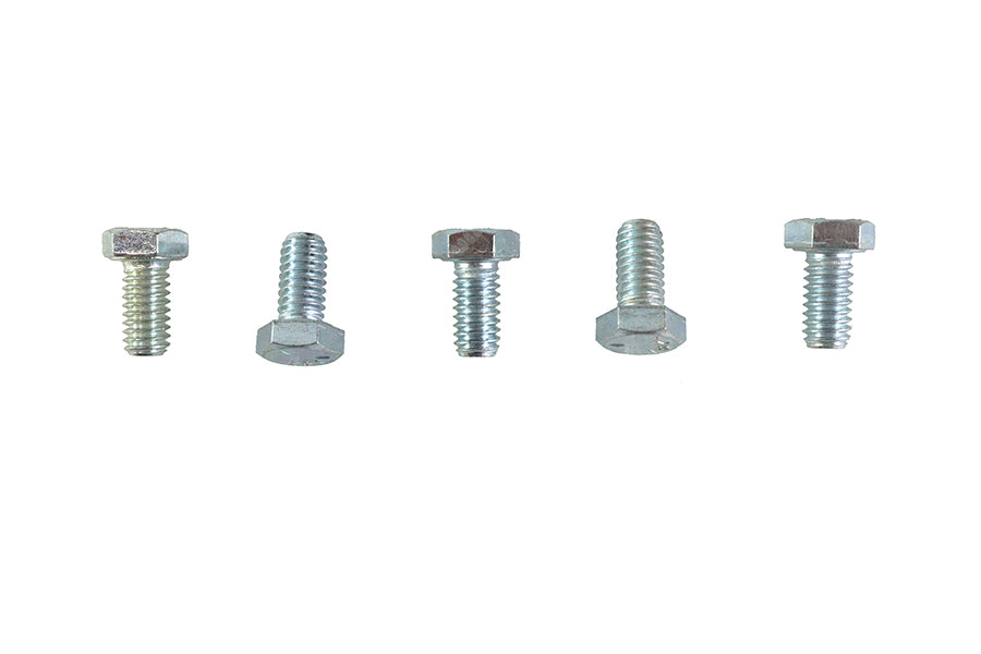 V-Twin Hex Cap Bolts Zinc 5/16 inch x 5/8 inch - Pack of 5